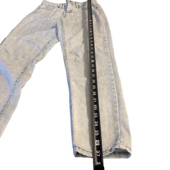 Wild Fable High Rise Mom Jean‎ Wild Fable Skinny Blue Stripe Sz 2 - Picture 8 of 10